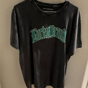 Lucky Brand Black Short Sleeve Tee